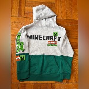 Boys Jumping Beans Minecraft Graphic Pullover Hoodie Size 7
